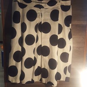 LANE BRYANT  POLKA DOT SKIRT